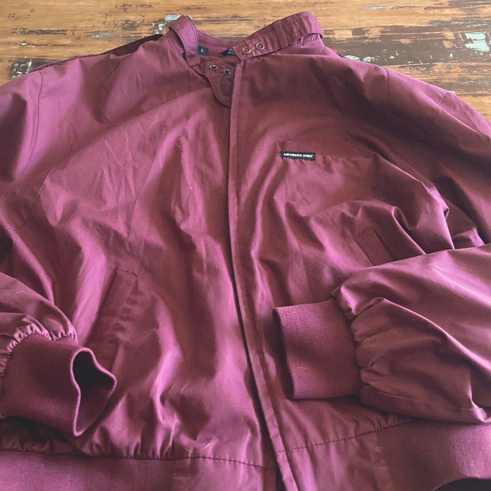 GUC Vintage Members Only Jacket men’s large - Picture 7 of 13
